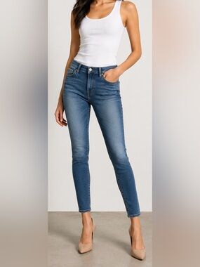 Moussy Vintage Japan Skinny Jeans 27 Medium Wash Japanese Denim Premium